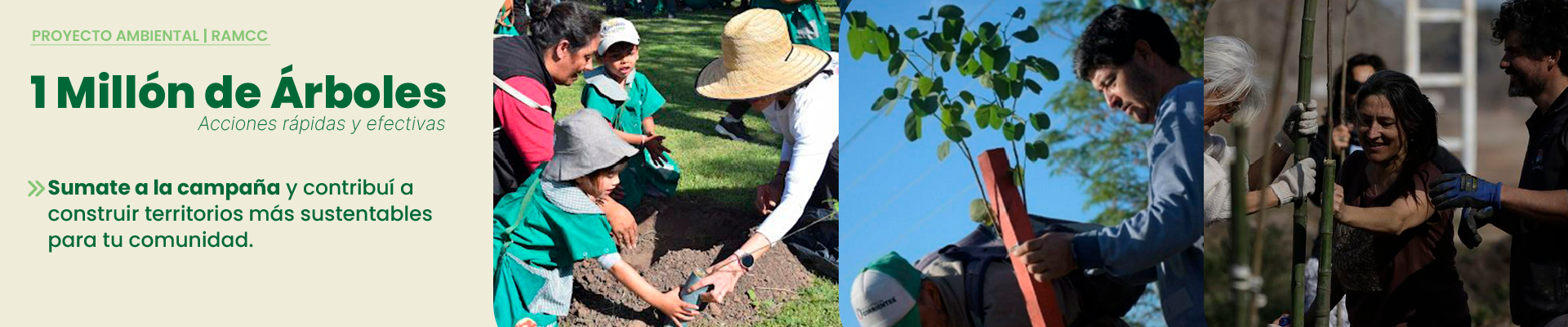 Banner Arbolado 1 millón de árboles